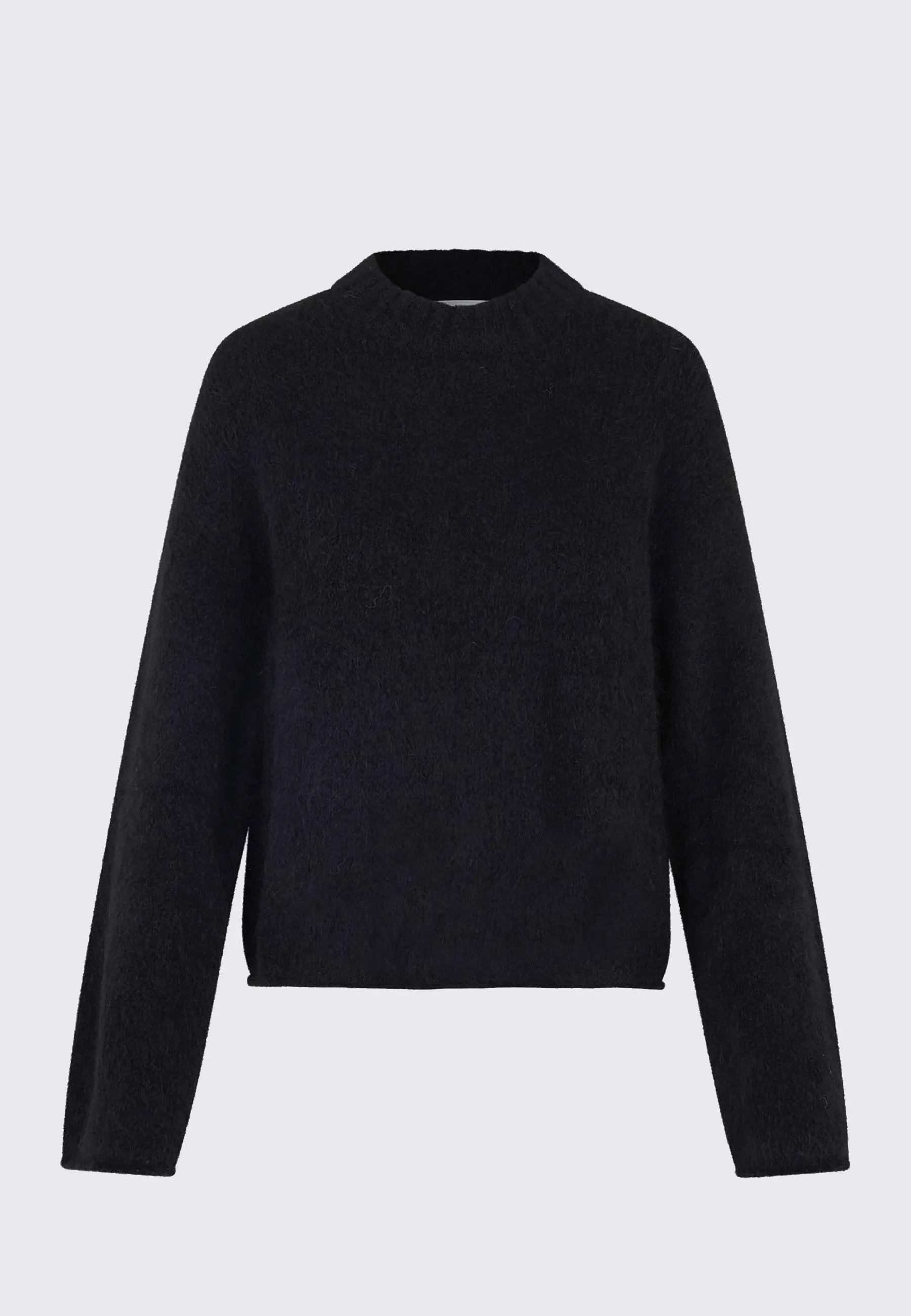 OSCult Knit O-Neck Sweater - Black