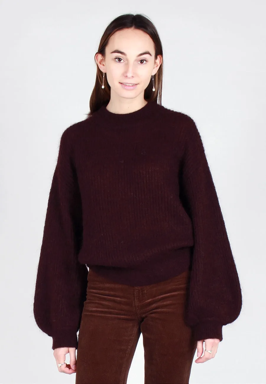 Parisienne Knit Sweater - merlot