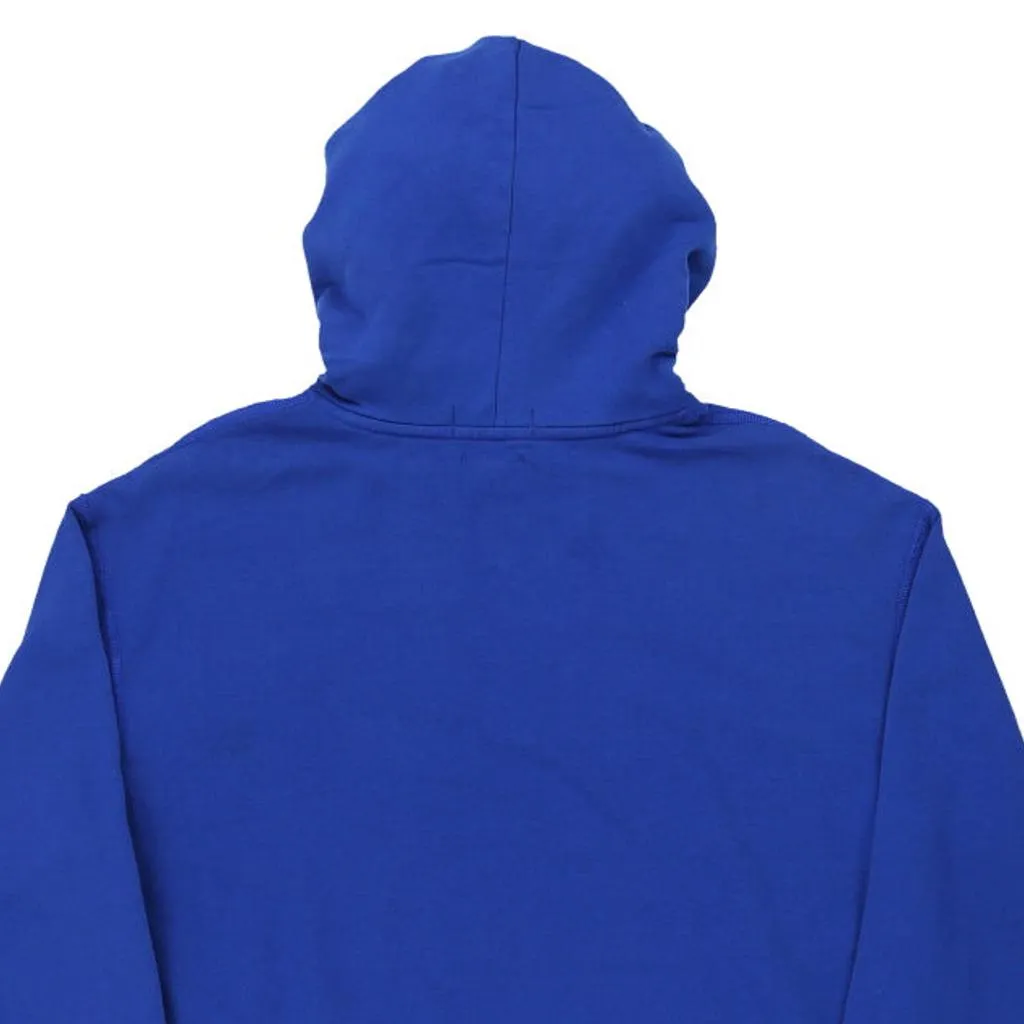 Performance Ralph Lauren Hoodie - Large Blue Cotton Blend