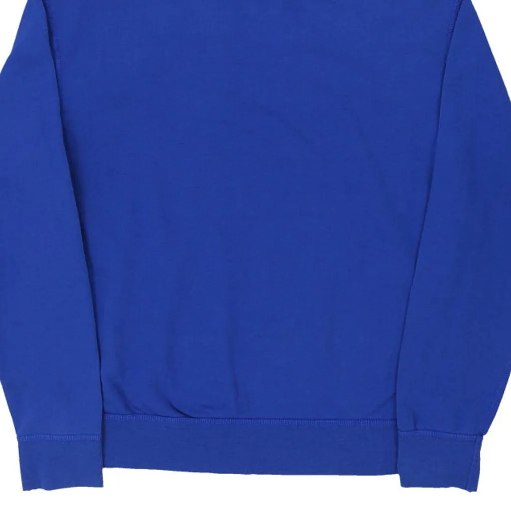 Performance Ralph Lauren Hoodie - Large Blue Cotton Blend