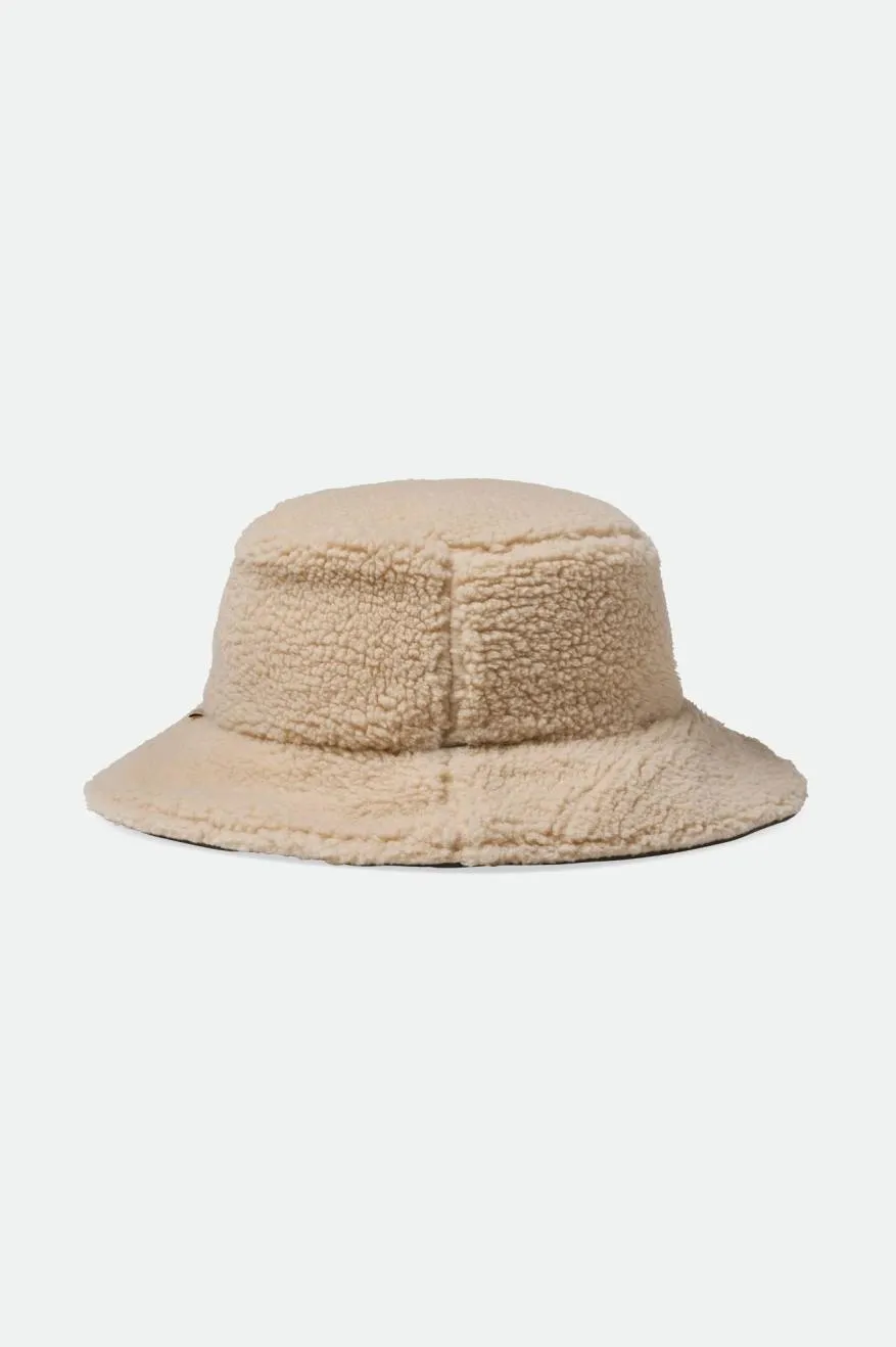 Petra Bucket Hat Floral/Dove Sherpa