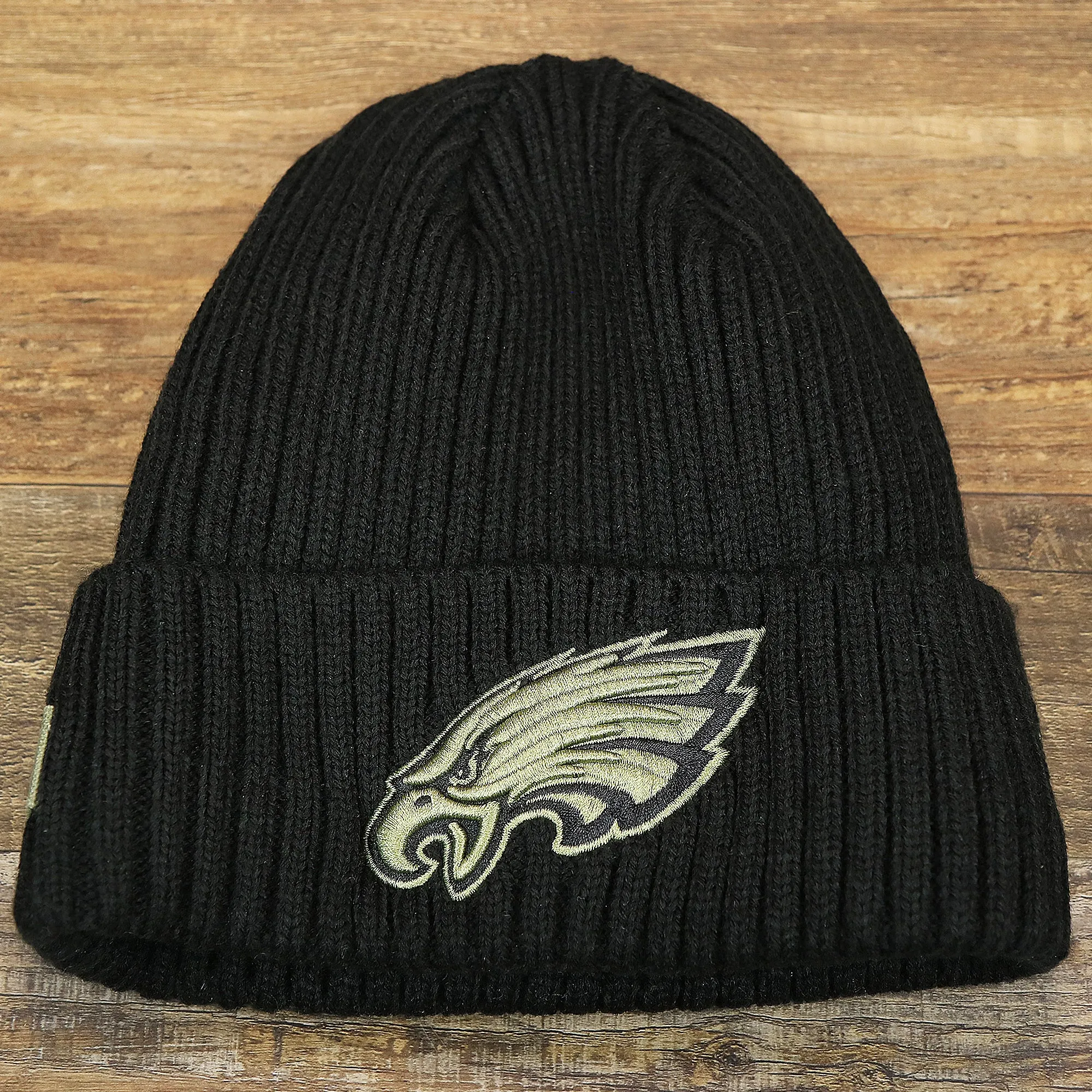 Philadelphia Eagles salute to service beanie