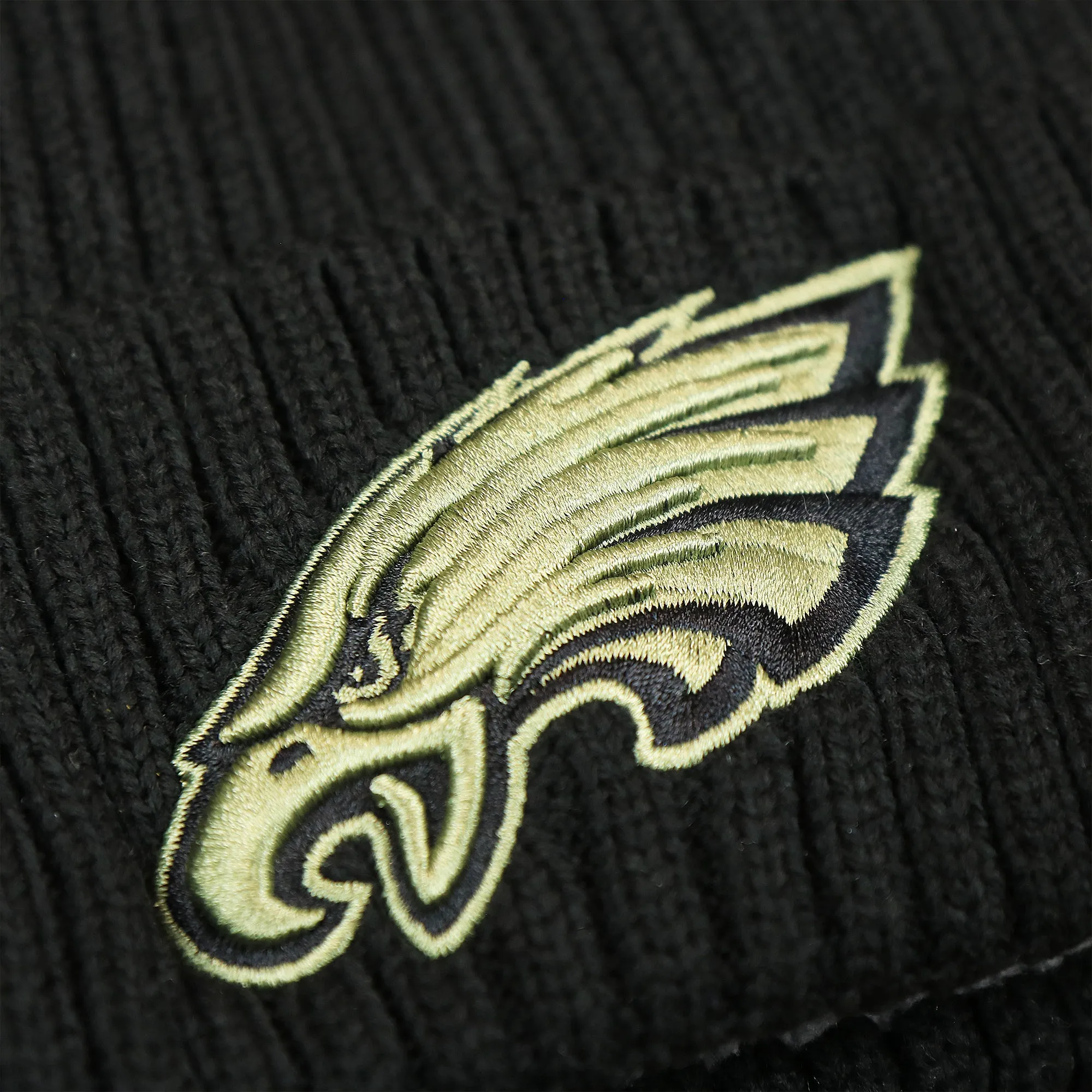 Philadelphia Eagles salute to service beanie