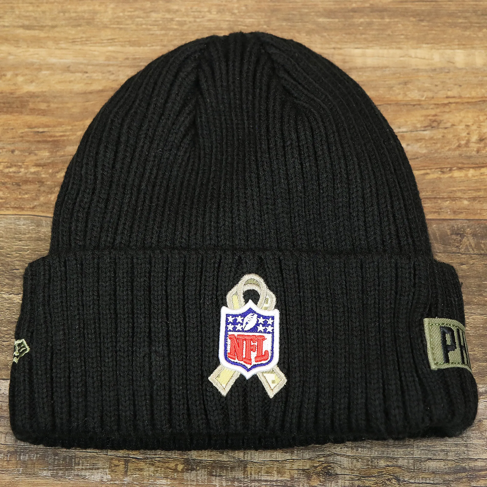 Philadelphia Eagles salute to service beanie