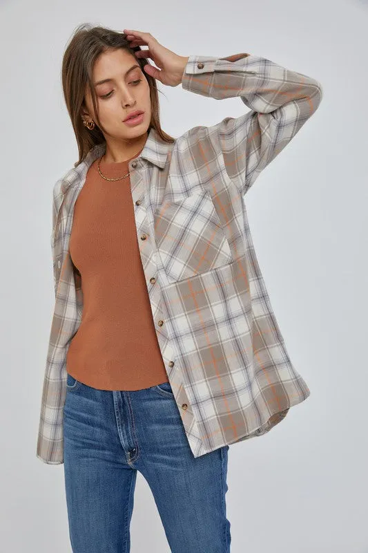 plaid flannel shirt