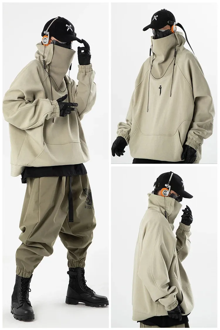 Plain Color Medieval Cloak Hoodie