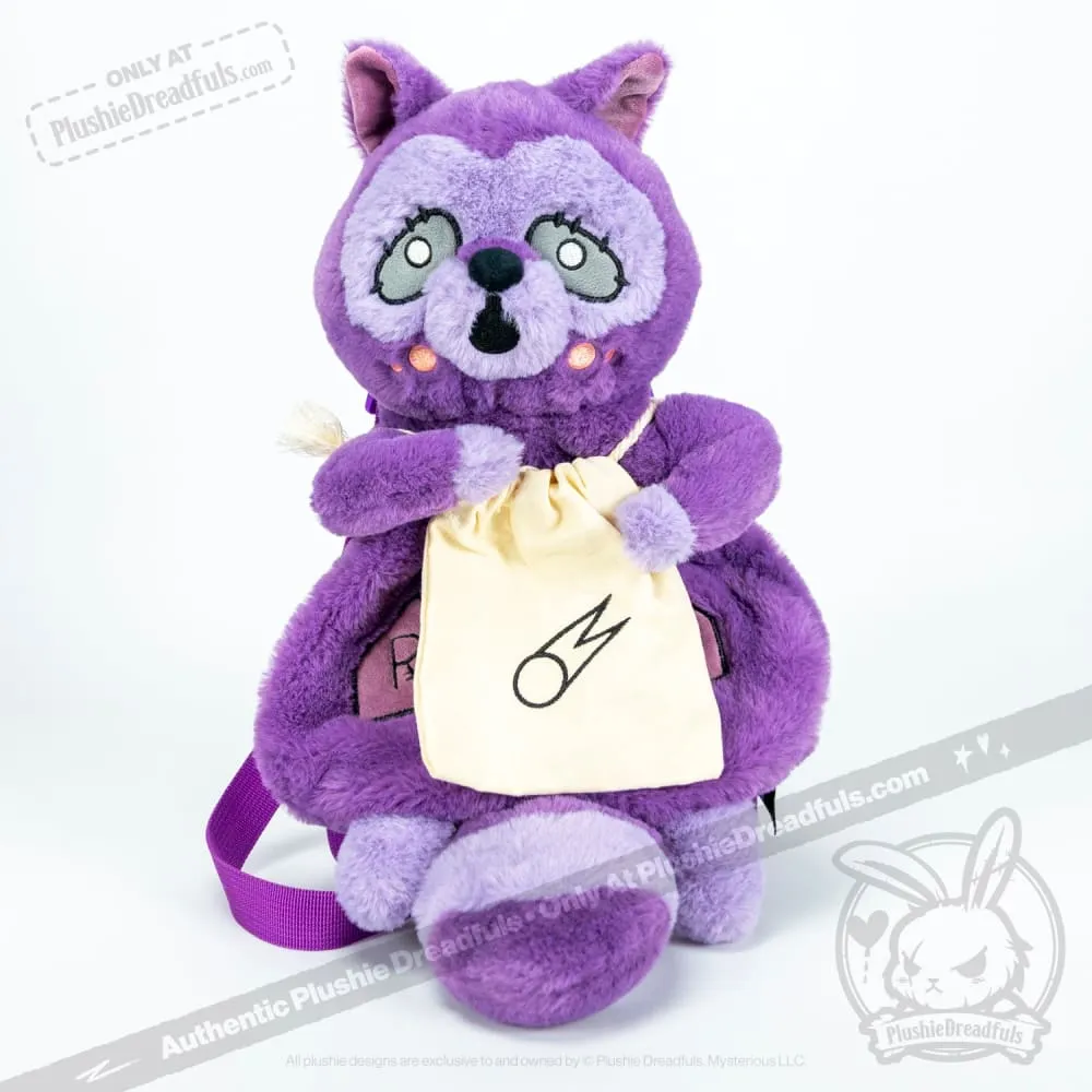 Plushie Dreadfuls -  Klepto Raccoon Plush Backpack