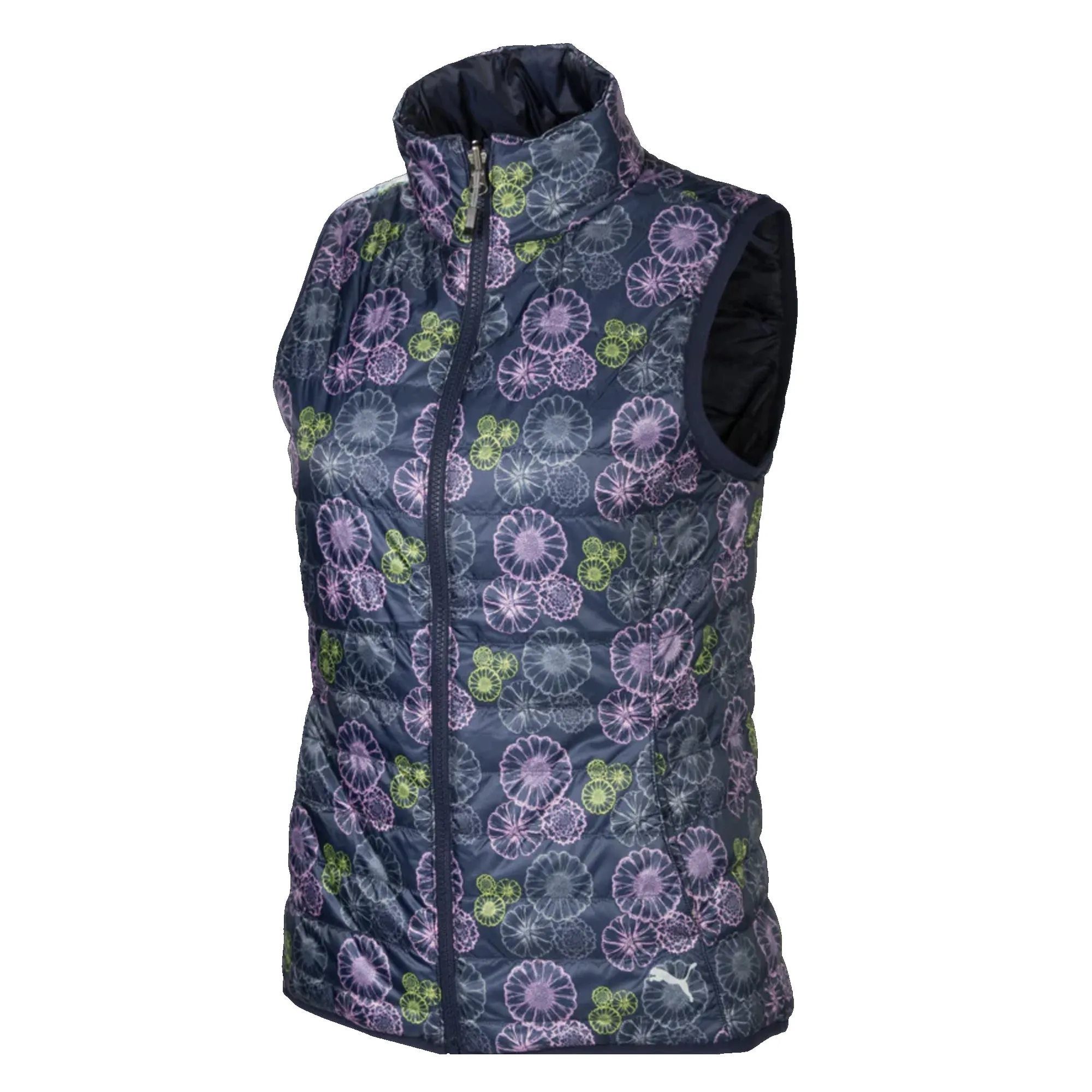 Puma Women's Golf Gilet - Reversible, PWRWARM Technology, Peacot Navy