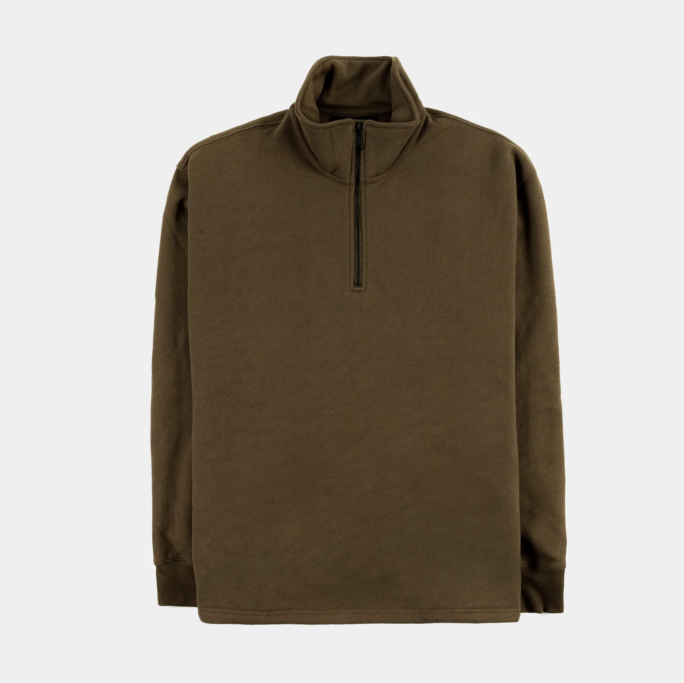 Quarter Zip Brown Men's Pullover