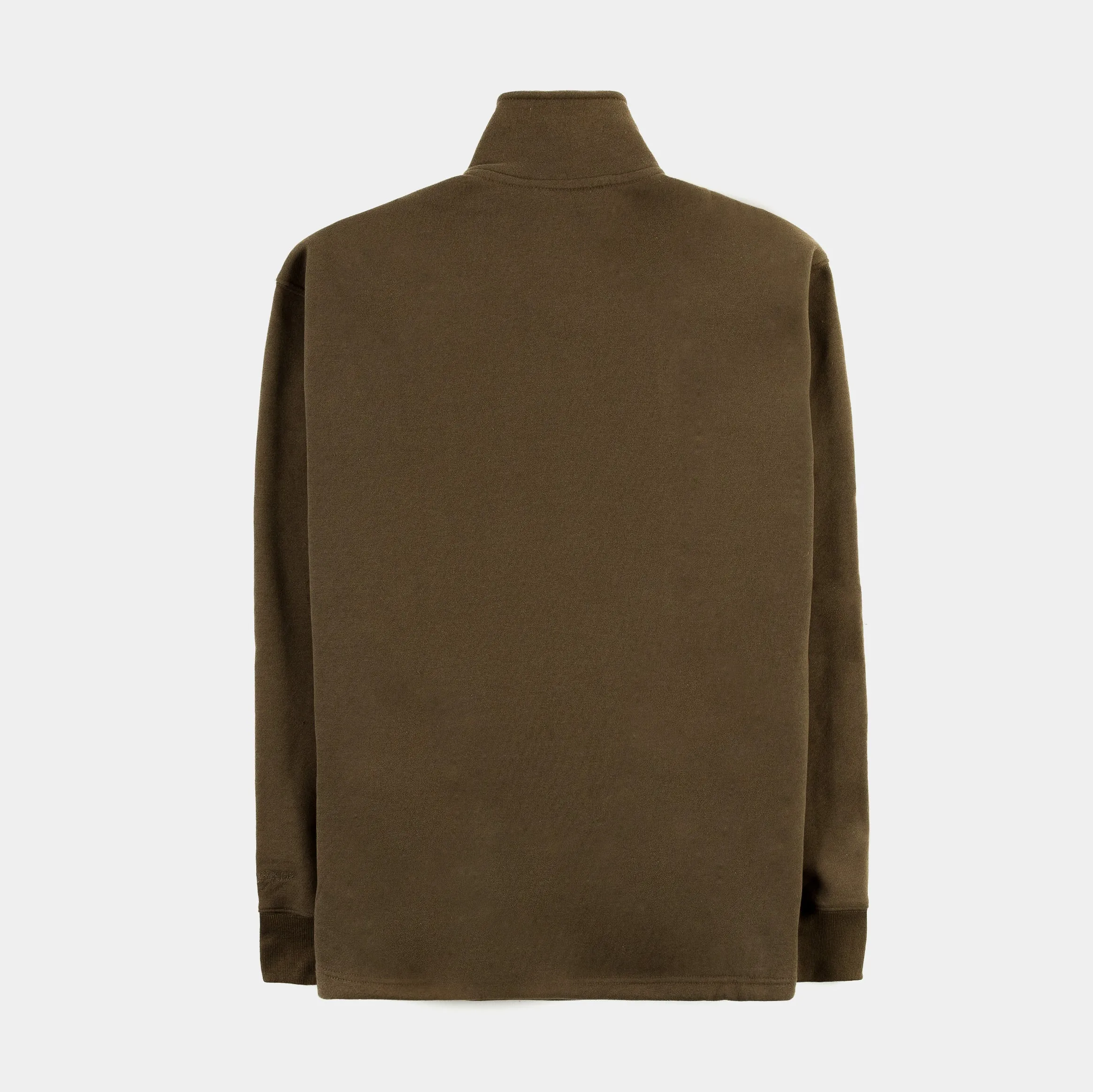 Quarter Zip Brown Men's Pullover