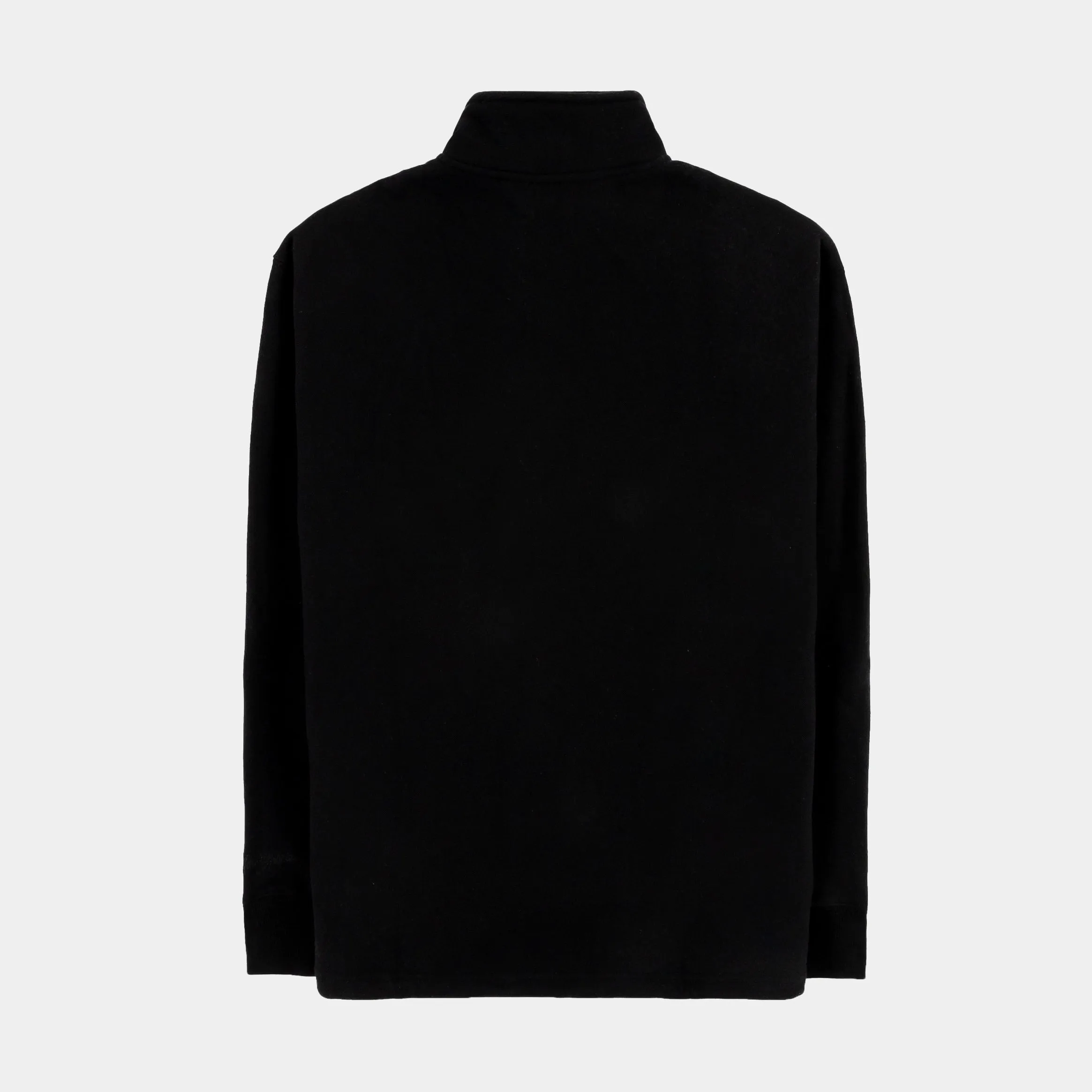 Quarter Zip Men's Pullover, Black