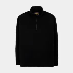 Quarter Zip Men's Pullover, Black