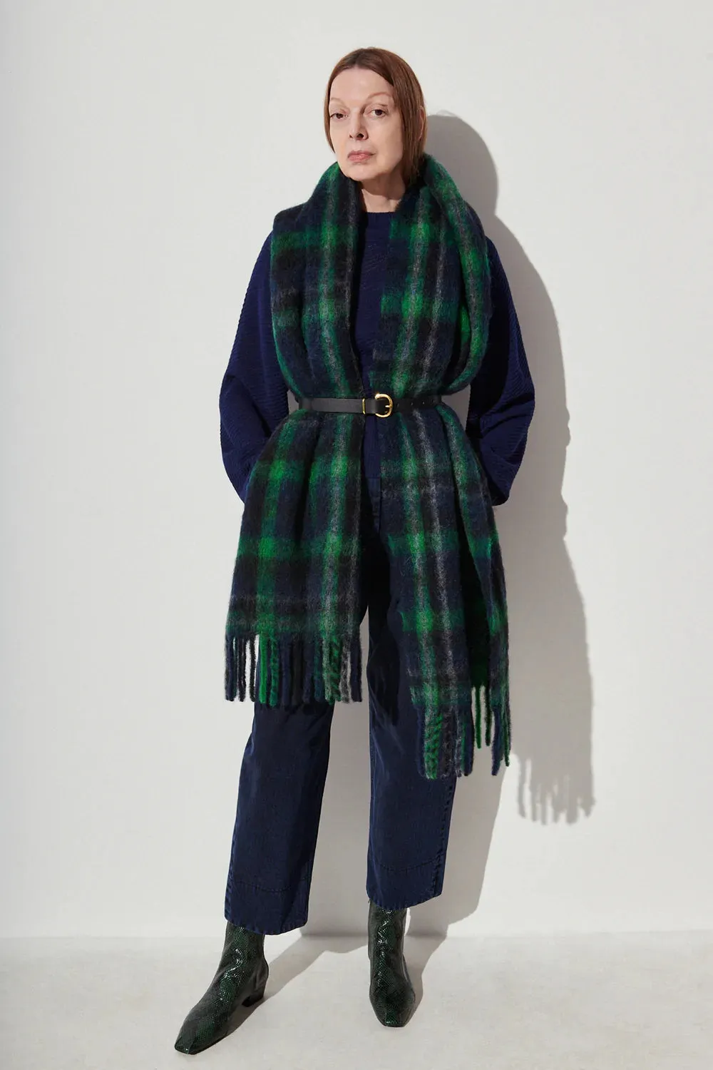 Rachel Comey Aluna Scarf Green - Shop Now