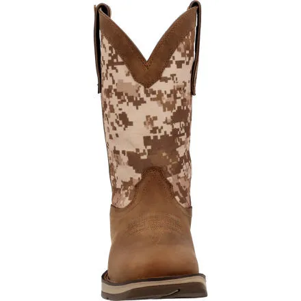 Rebel™ by Durango® Desert Camo Pull-on Western Boot