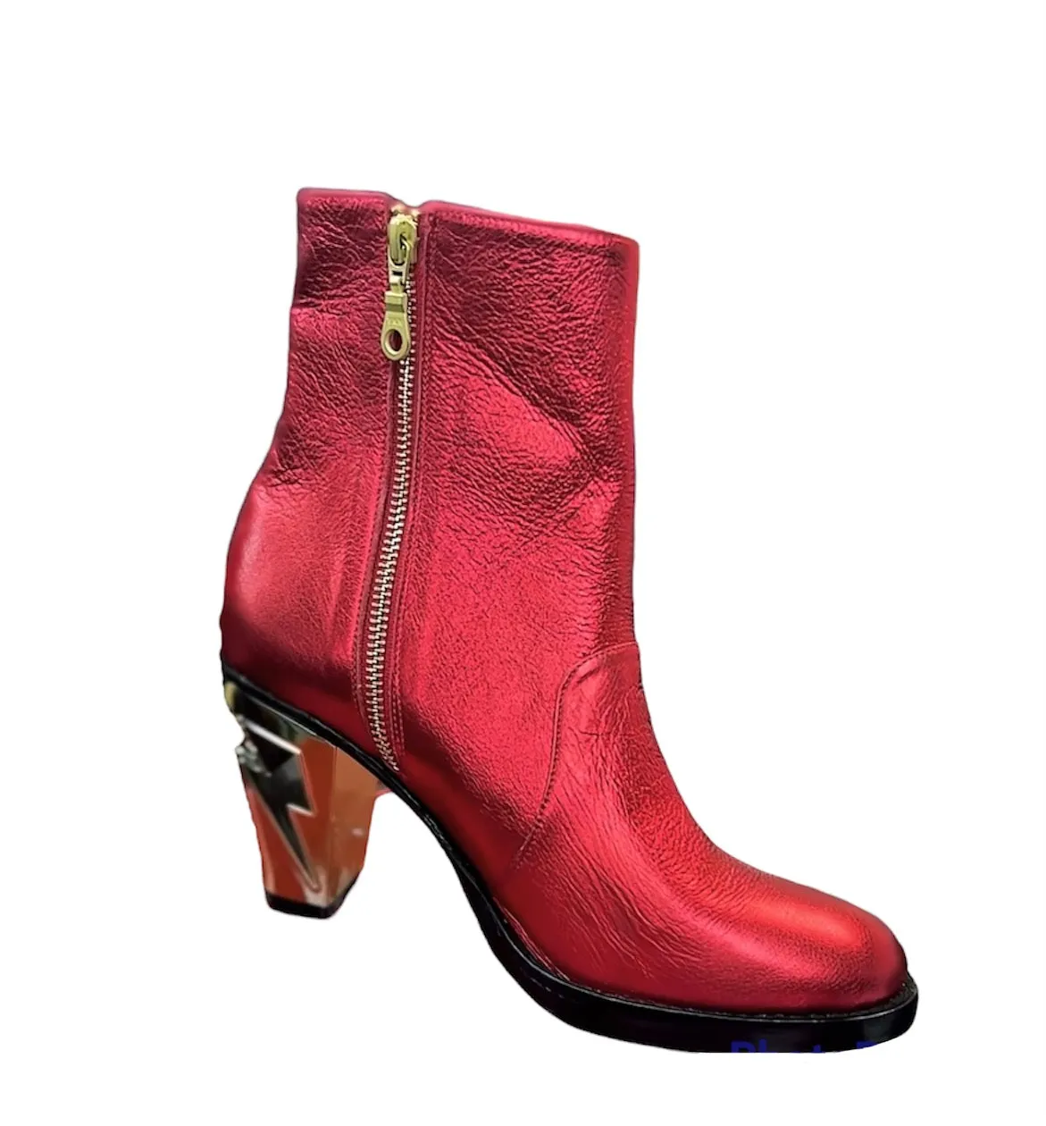 Red Lightning Heel Palo Alto - Customizable