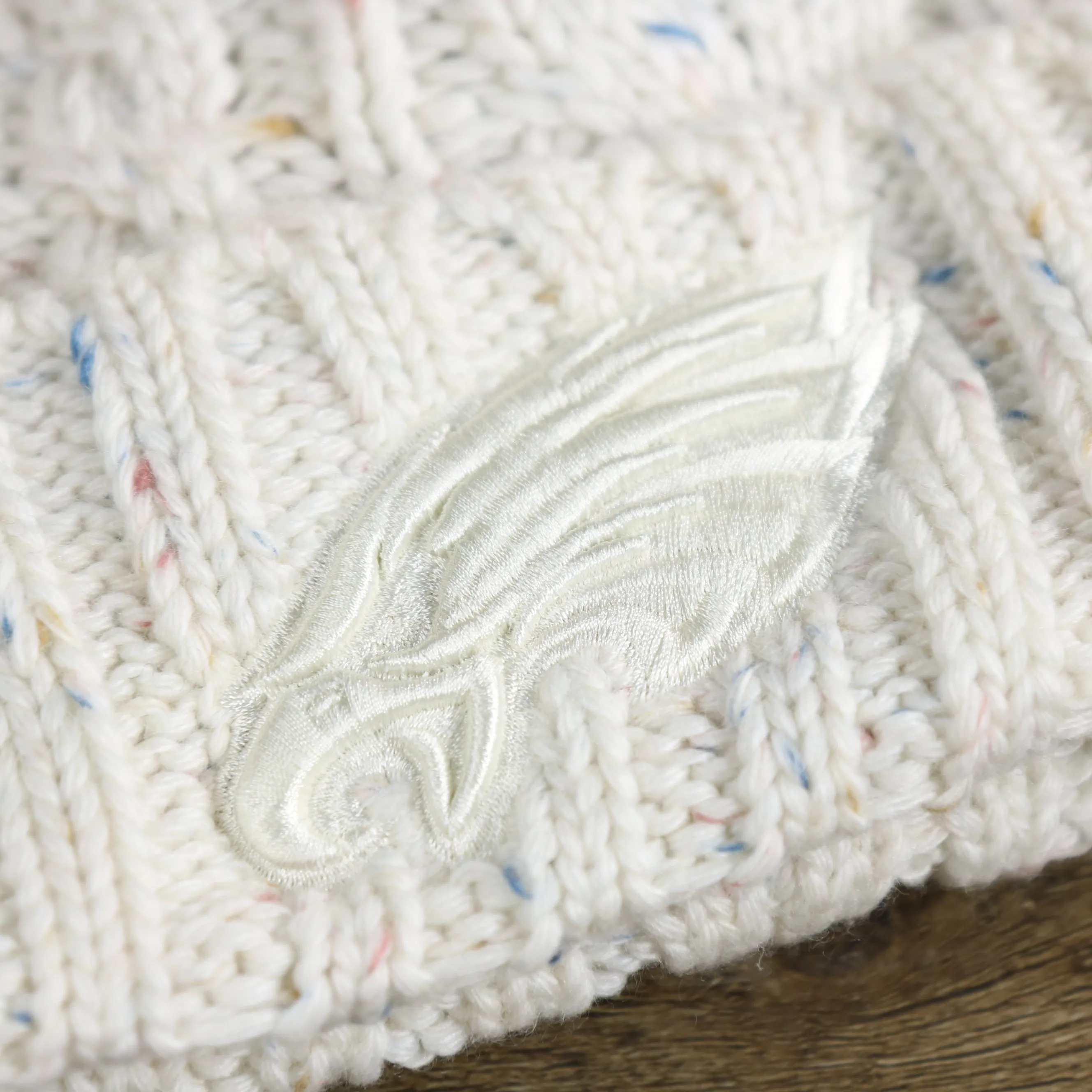 Result: Philadelphia Eagles Women's Confetti Print Pom Pom Cream Winter Beanie