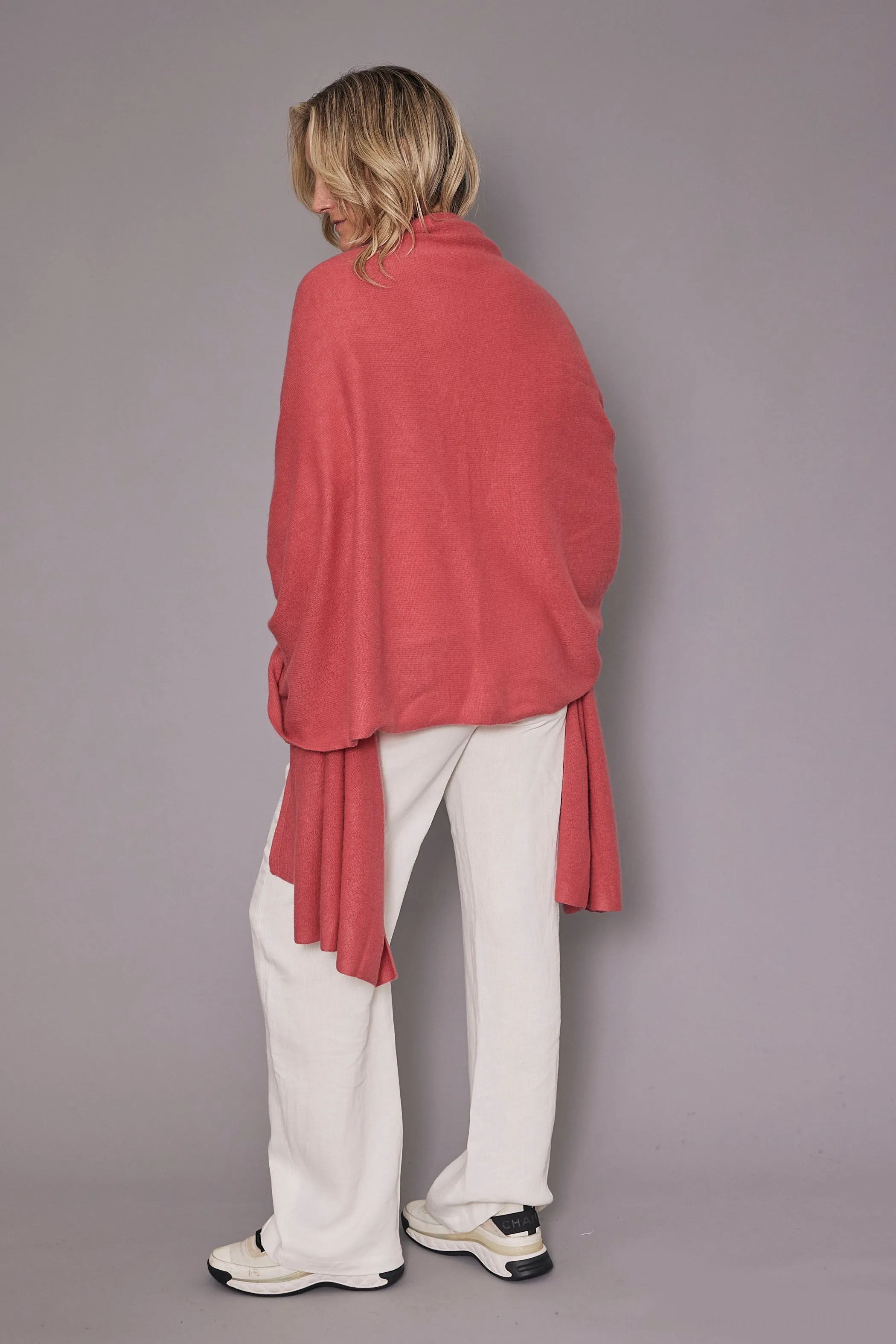 Salmon Cashmere Euro Wrap