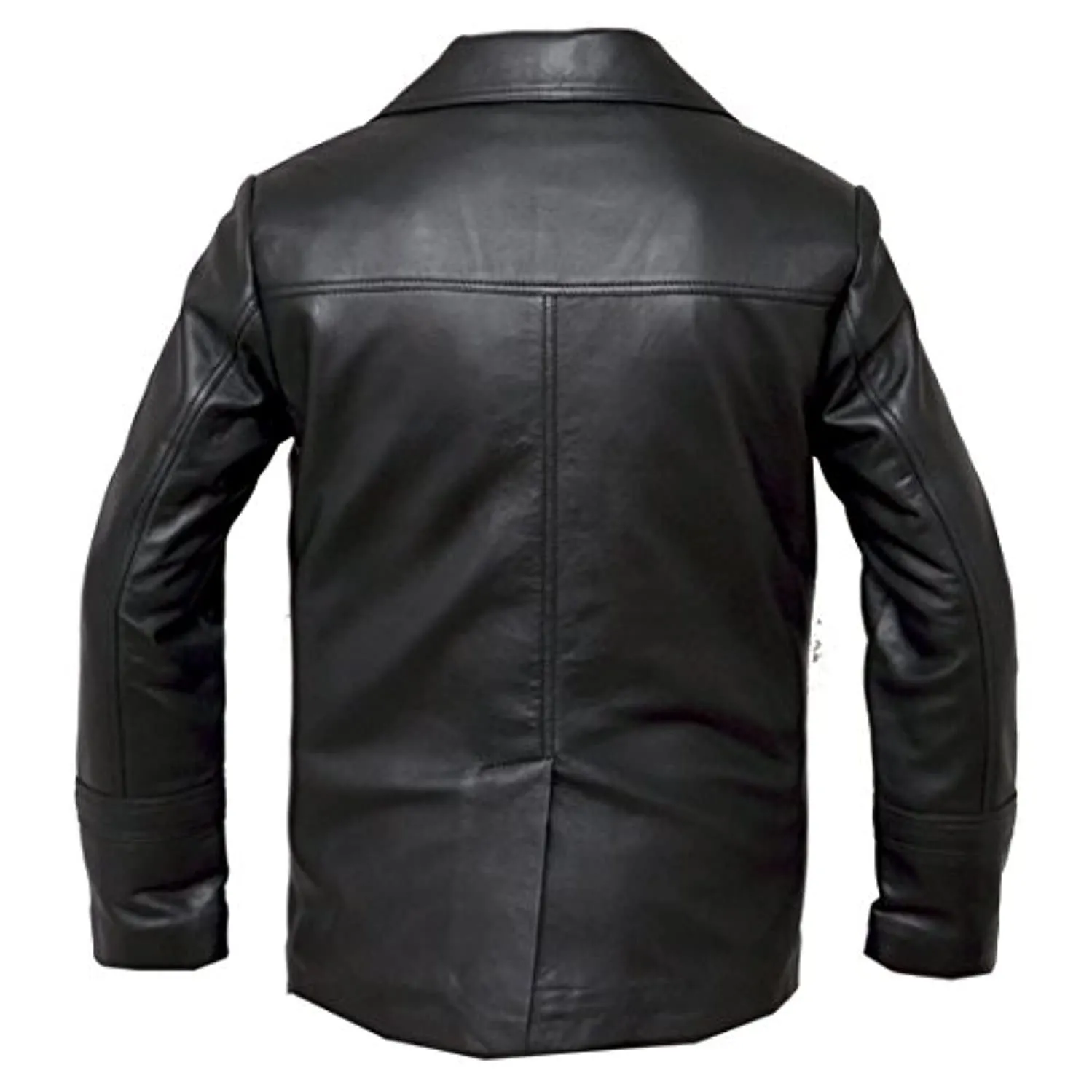 Sam Tyler's Black Leather Blazer Jacket - Life on Mars Inspired Vintage Fashion