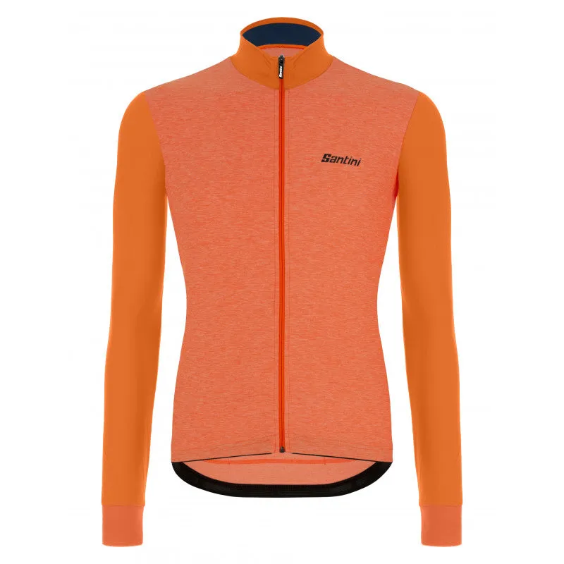 Santini Men's Pure Color Long Sleeve Jersey