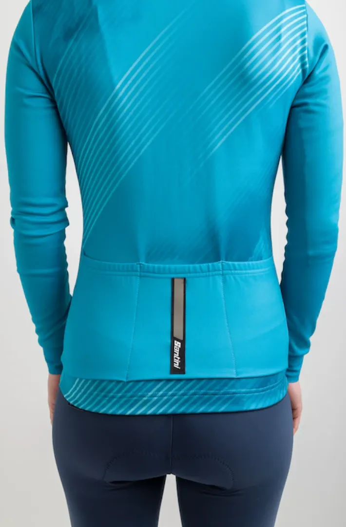 Santini Pure Dye Thermal Long Sleeve 4W Women's Jersey