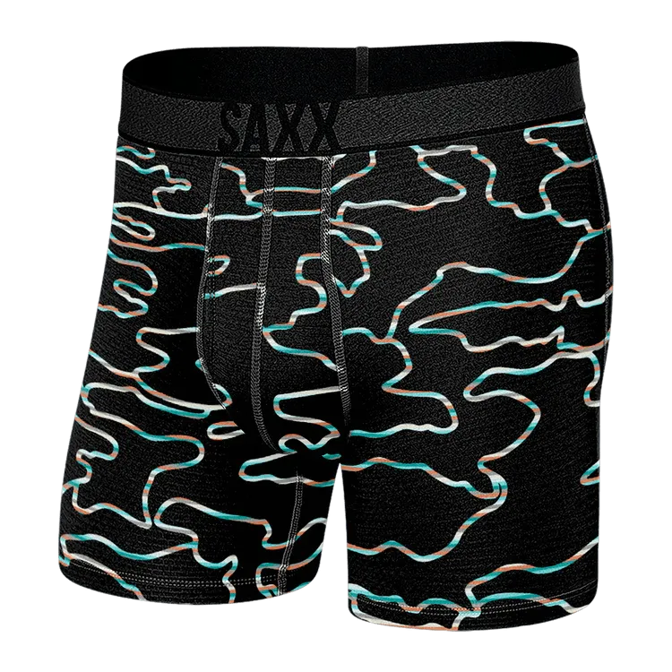 SAXX Men's Roast Master Mid-Weight Boxer Brief - Camo Fd Black