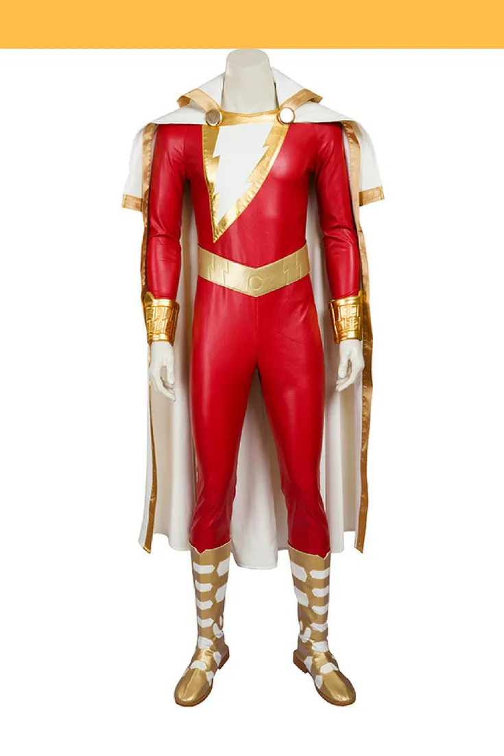 Shazam PU Leather Cosplay Costume