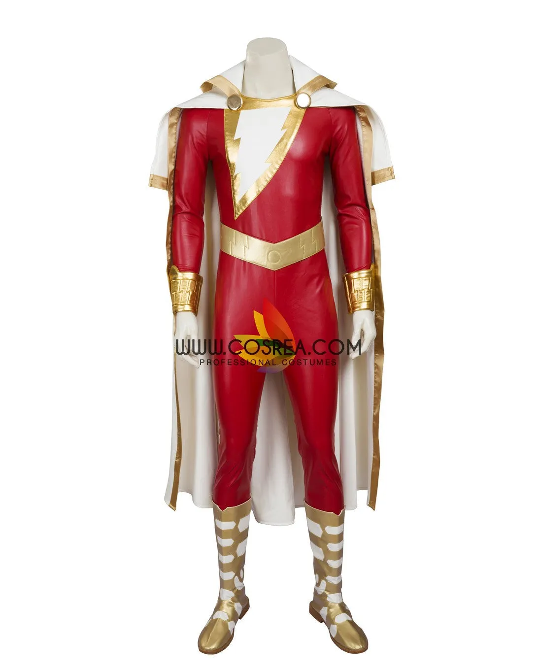 Shazam PU Leather Cosplay Costume