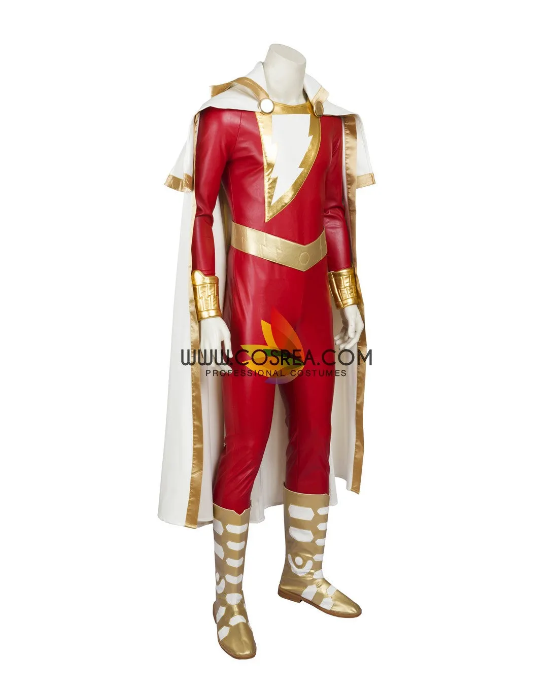 Shazam PU Leather Cosplay Costume