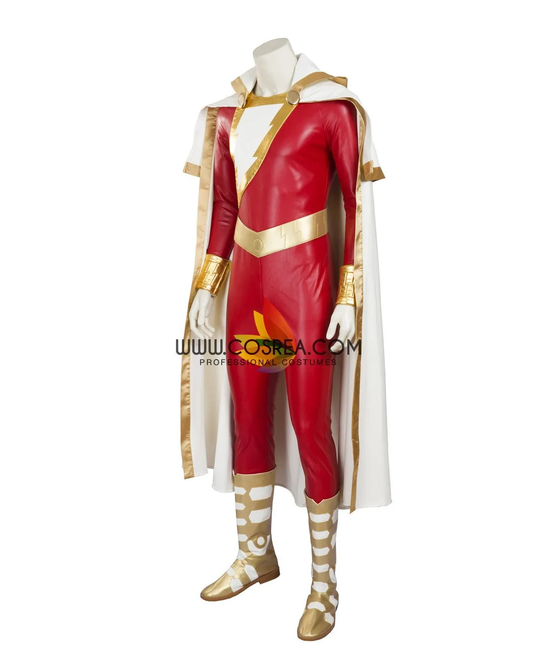 Shazam PU Leather Cosplay Costume