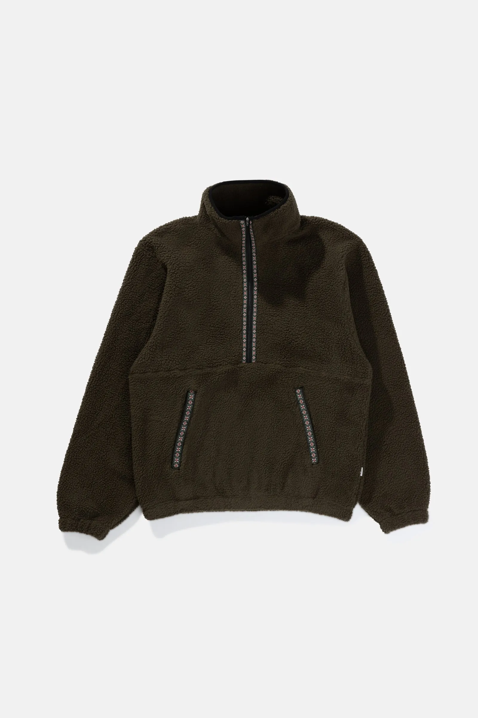 Sherpa Fleece Olive Pullover