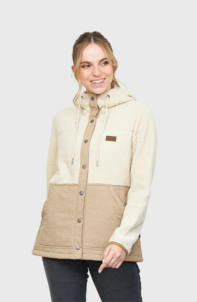 Sherpa Southcoast Beige Jacket for Women