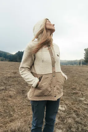 Sherpa Southcoast Beige Jacket for Women