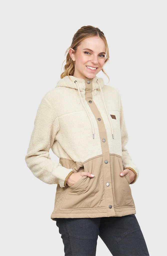 Sherpa Southcoast Beige Jacket for Women