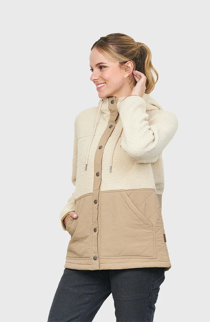 Sherpa Southcoast Beige Jacket for Women