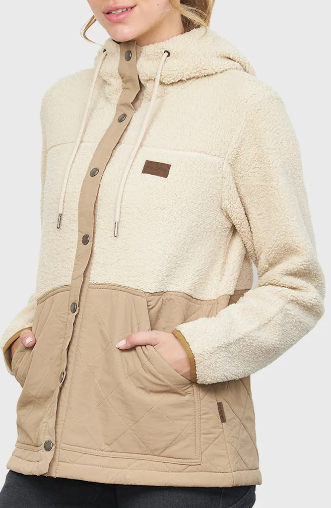 Sherpa Southcoast Beige Jacket for Women