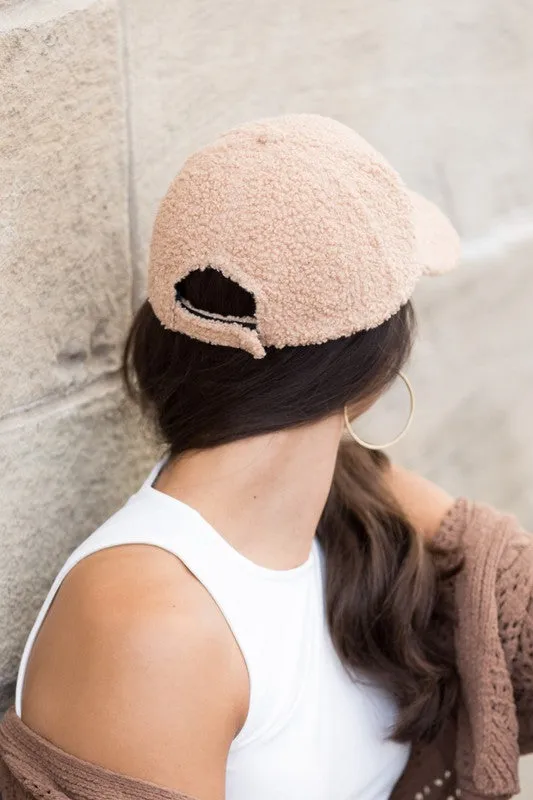 Sherpa Teddy Bear Hat