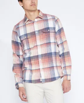 Silas Salmon Flannel Shirt