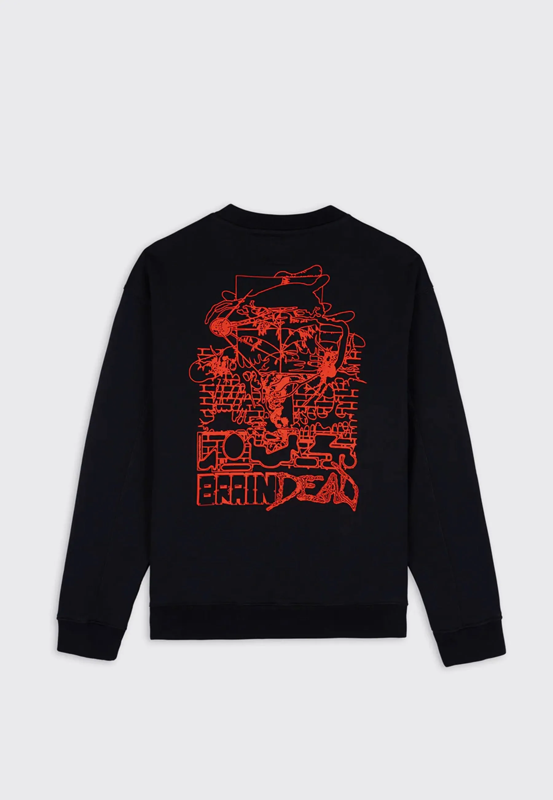 Sludge Crew Neck Sweater - Black