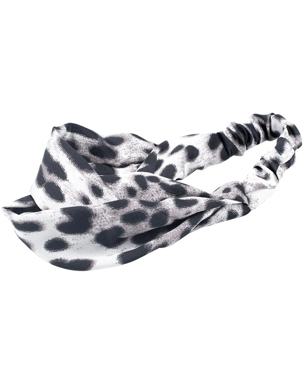 Snow Leopard Print Headband