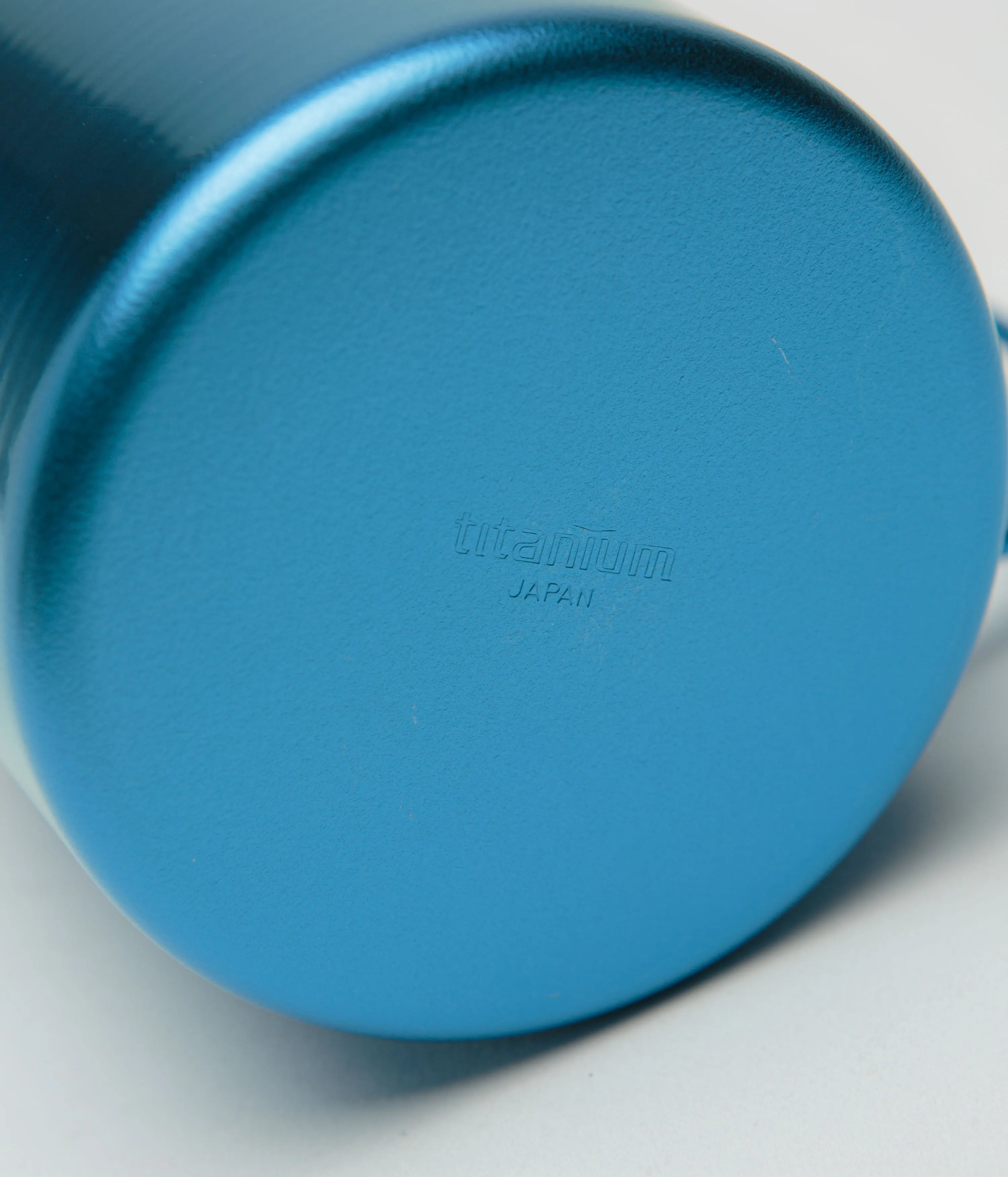 Snow Peak Titanium 450ml Mug - Anodized Blue