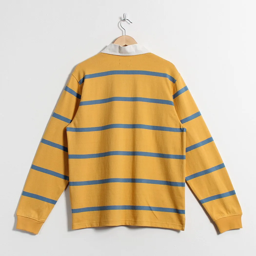 Stussy Hill Stripe Long Sleeve Rugby Shirt