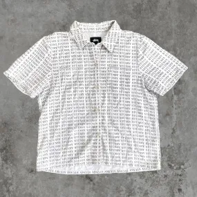 STUSSY MONOGRAM CORD SHIRT - M