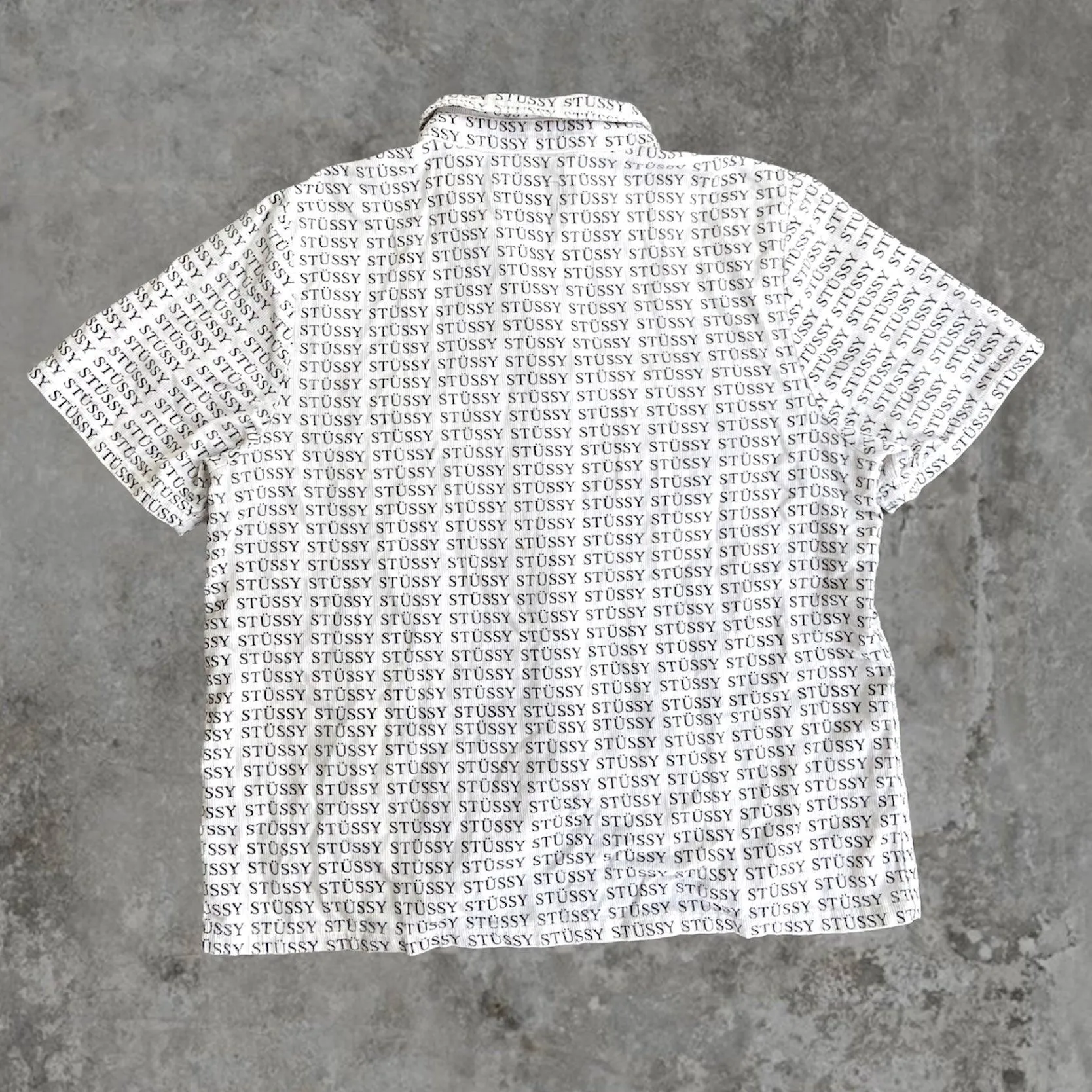 STUSSY MONOGRAM CORD SHIRT - M