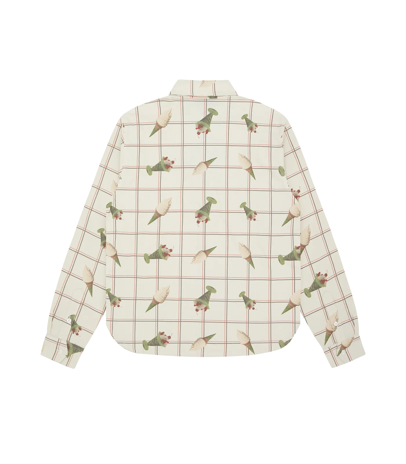 Sundae Flannel Shirt - Natural: Flannel Shirt, Natural Color - Buy Online