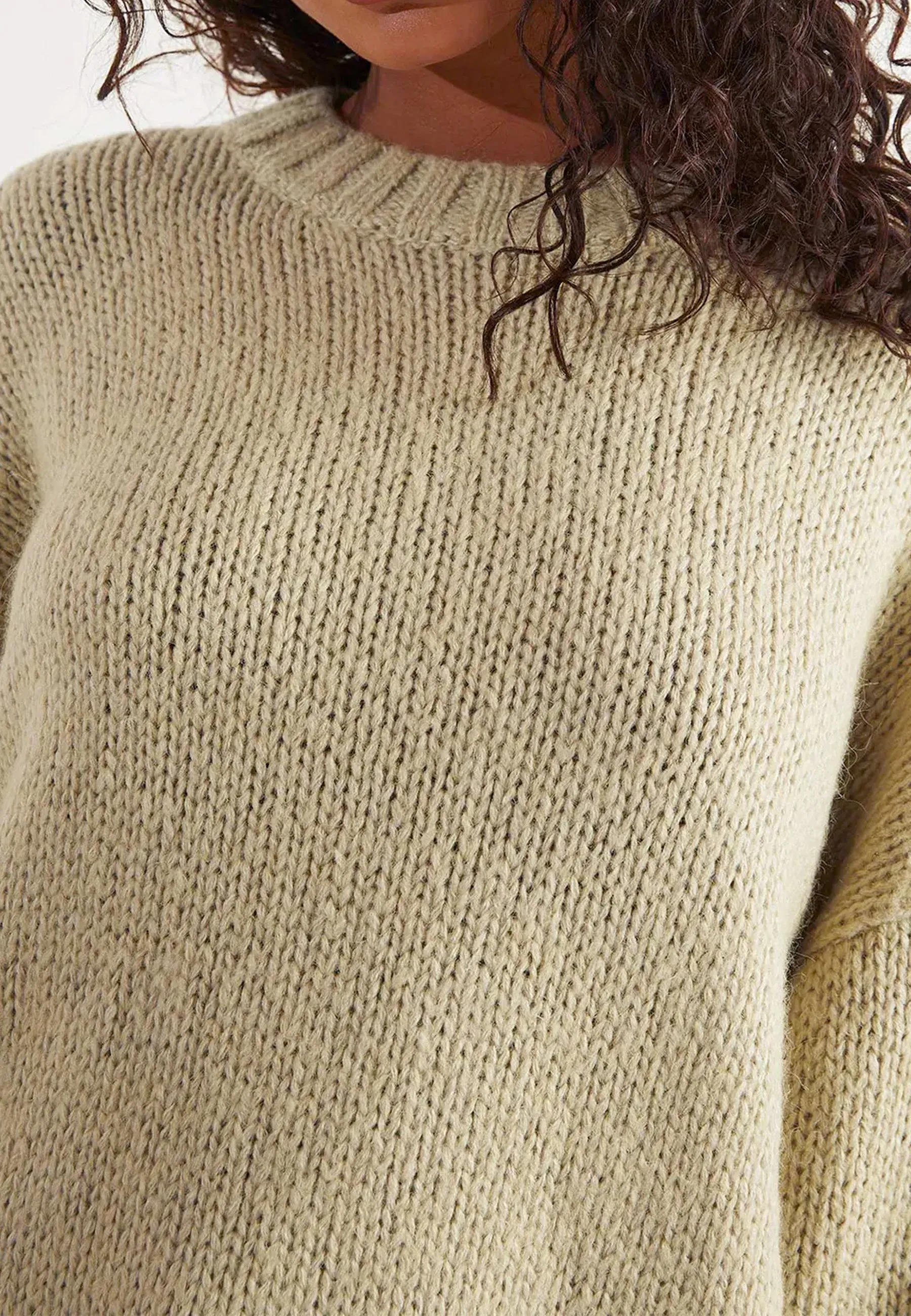 Super Slouch Sweater - Cement