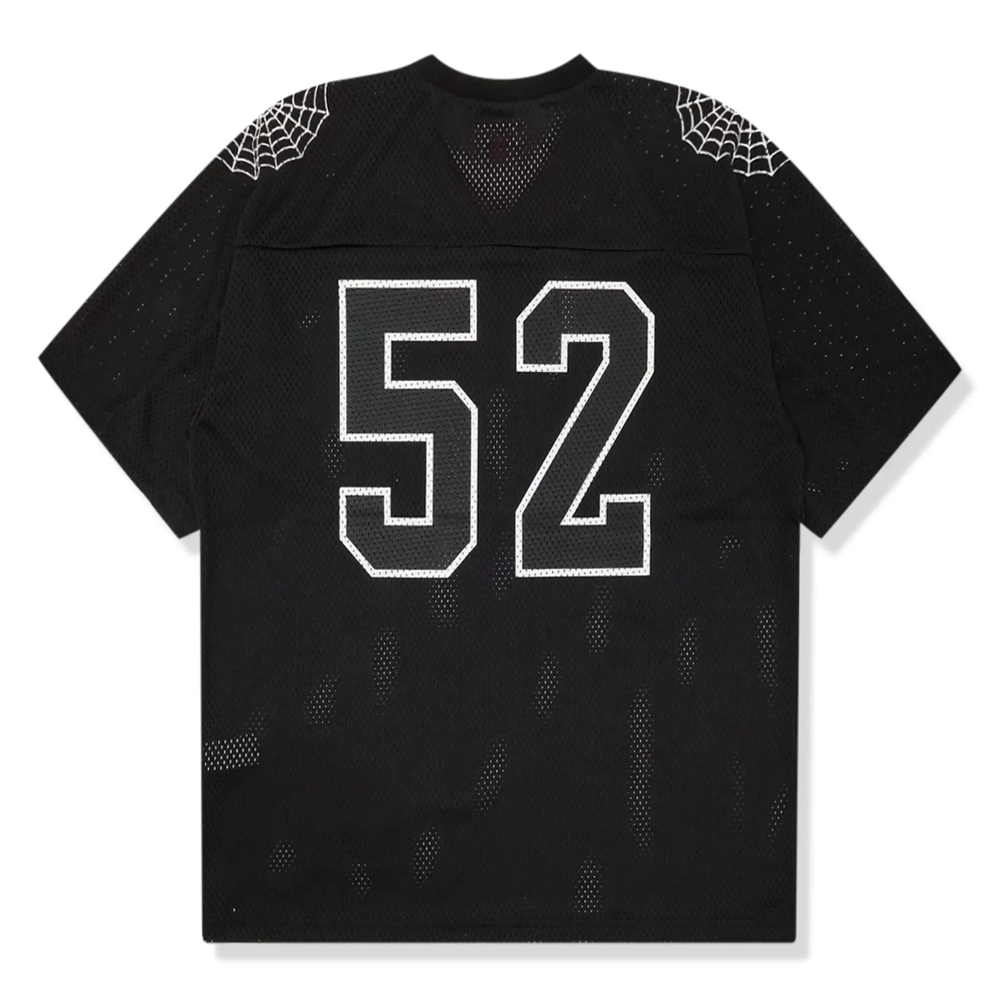 Supreme Spiderweb Black Football Jersey