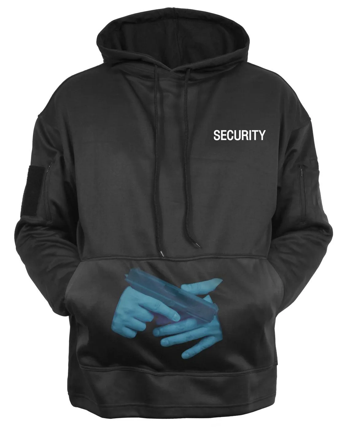 Tactical Choice Plus Security Concealed Carry Hoodie - Black