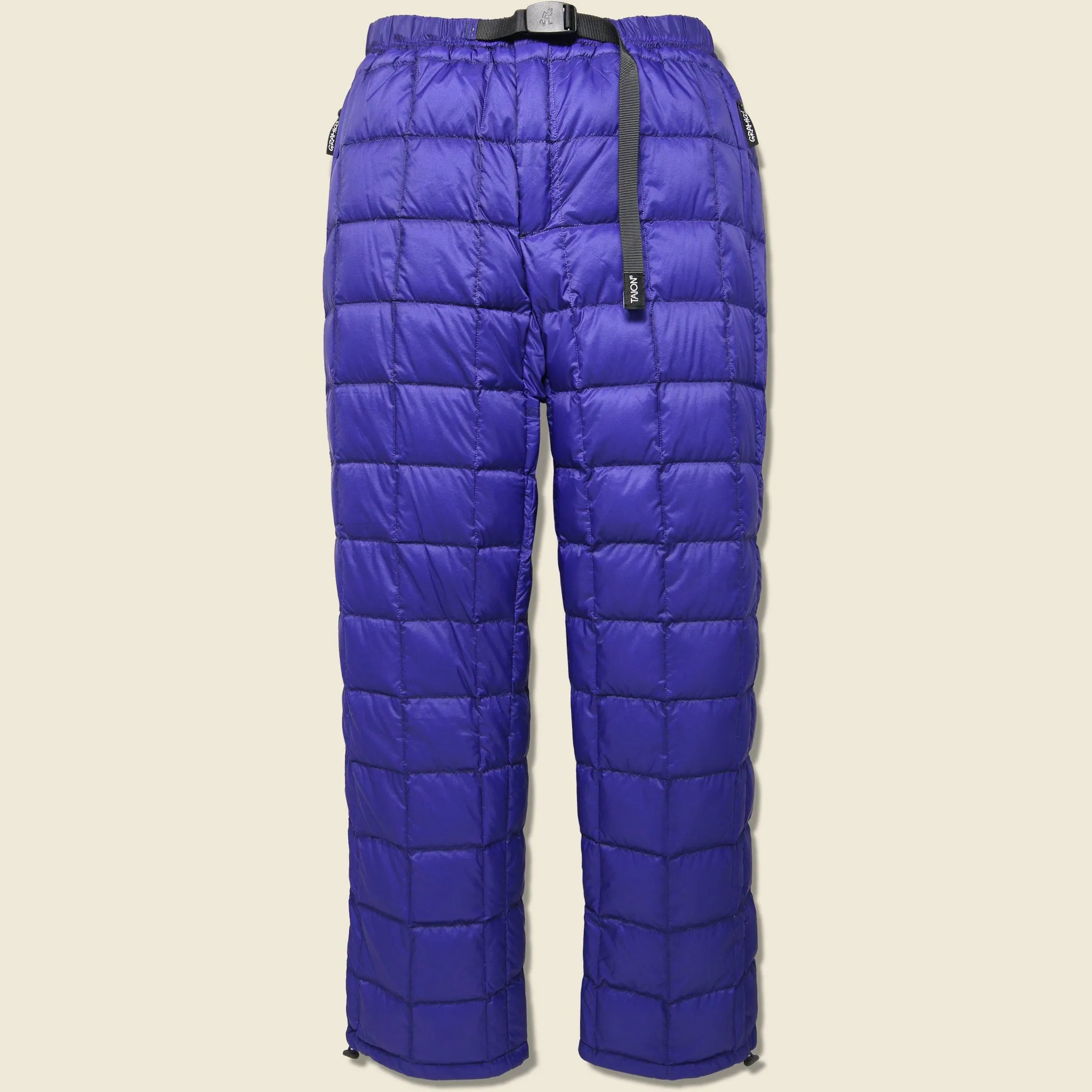 Taion Down Quilted Pants - Purple