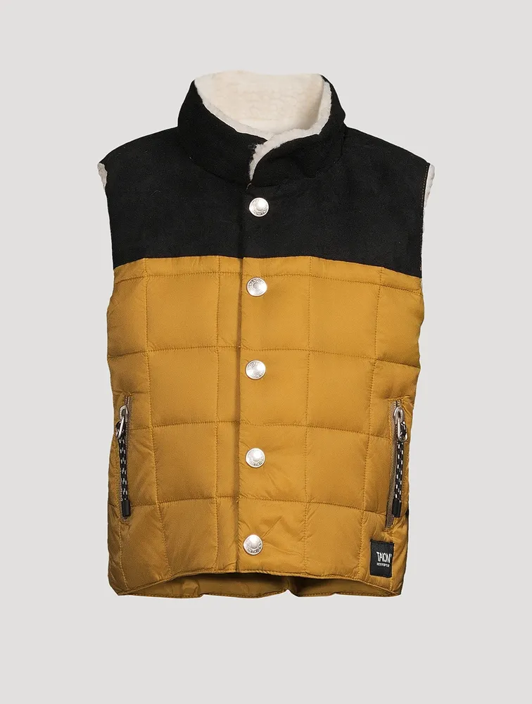 TAION Down X Boar Reversible Mountain Vest