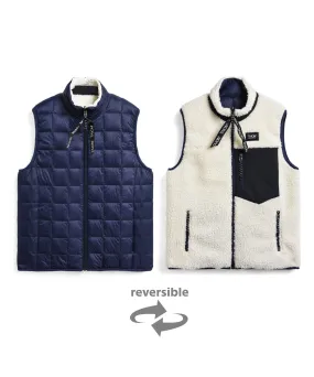 Taion - Reversible Down Vest - Navy/Ivory